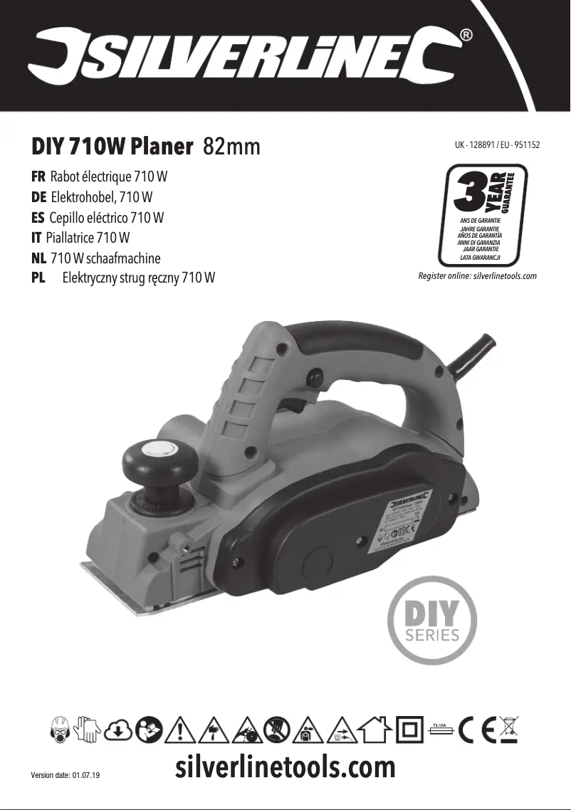 Page n°1 - Manuel utilisateur Silverline 128891