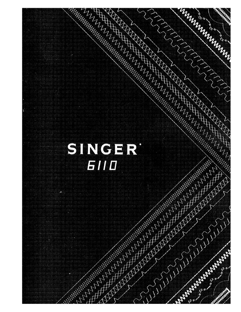 Página 1 del manual Manual de usuario Singer 6110