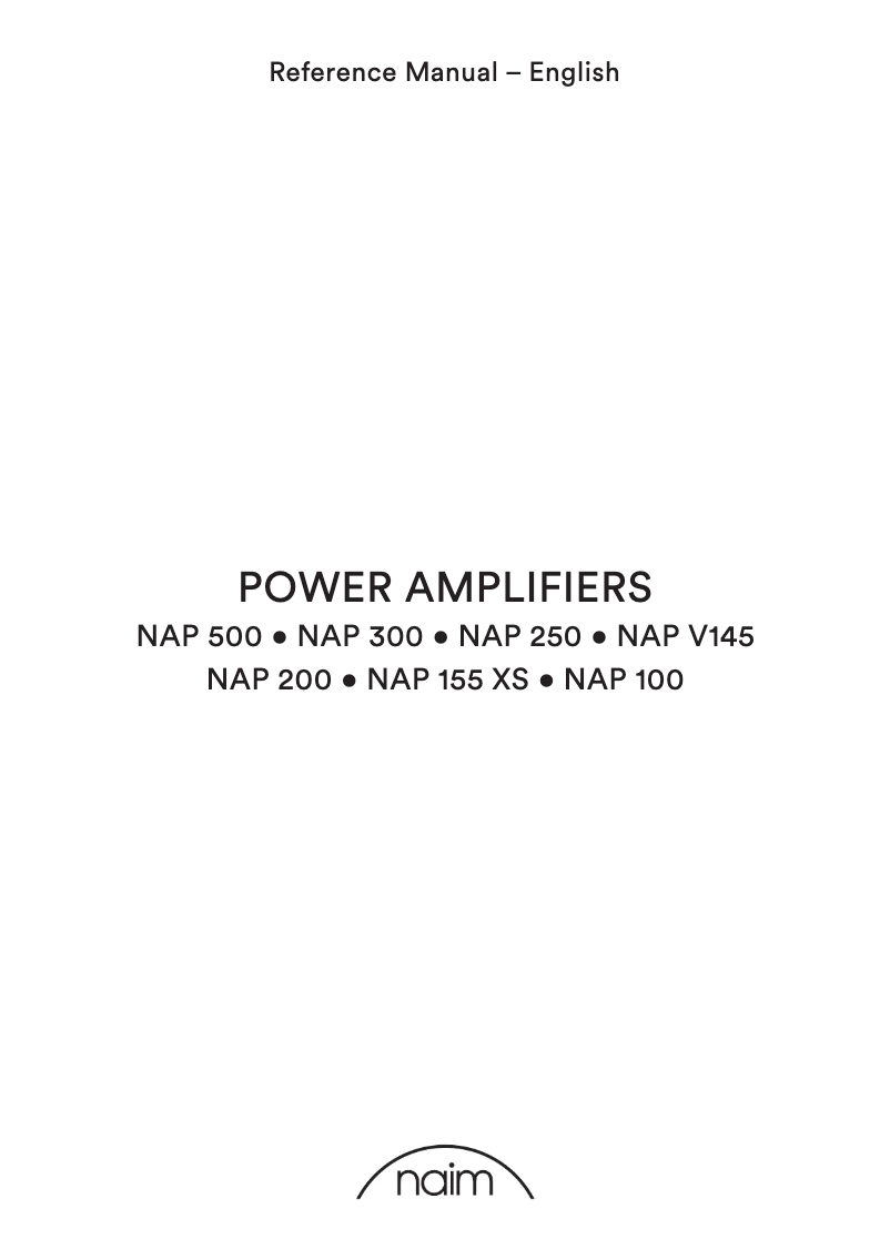 Image de la première page du manuel de l'appareil NAP 500