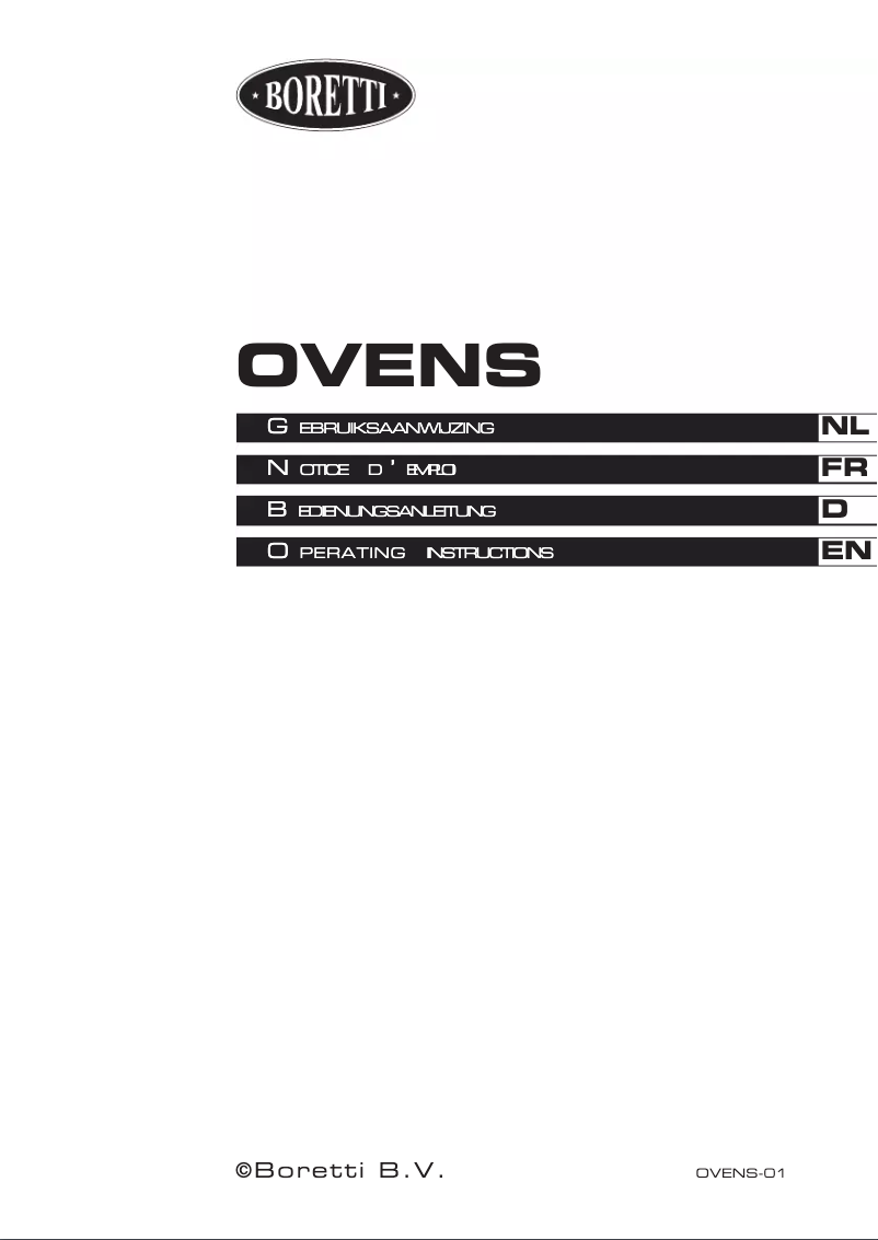 Page 1 de la notice Manuel utilisateur Boretti SA-90 IX