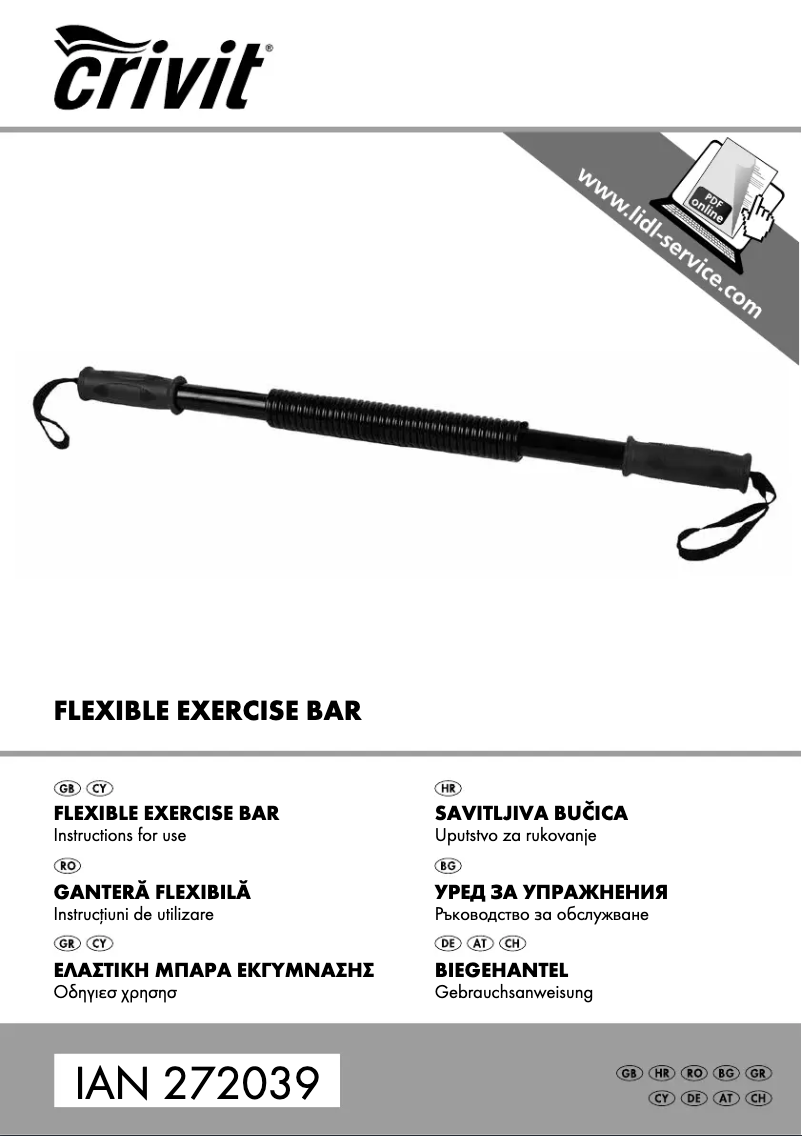 Página 1 del manual Manual de usuario Crivit IAN 272039