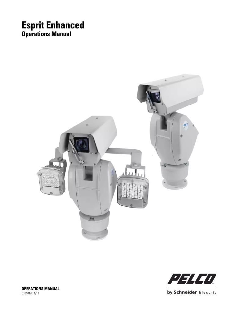 Page n°1 - Manuel utilisateur Pelco Esprit Enhanced ES6230-15P