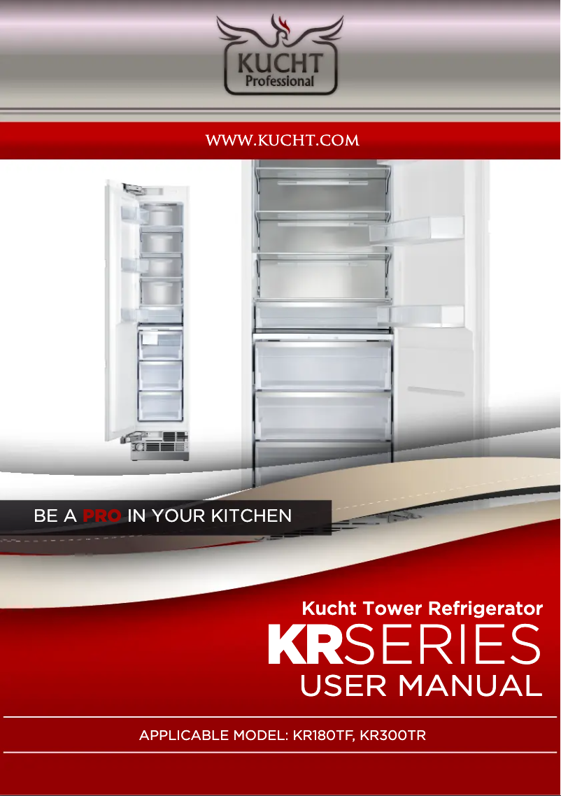 Page n°1 - Manuel utilisateur Kucht KR180TF