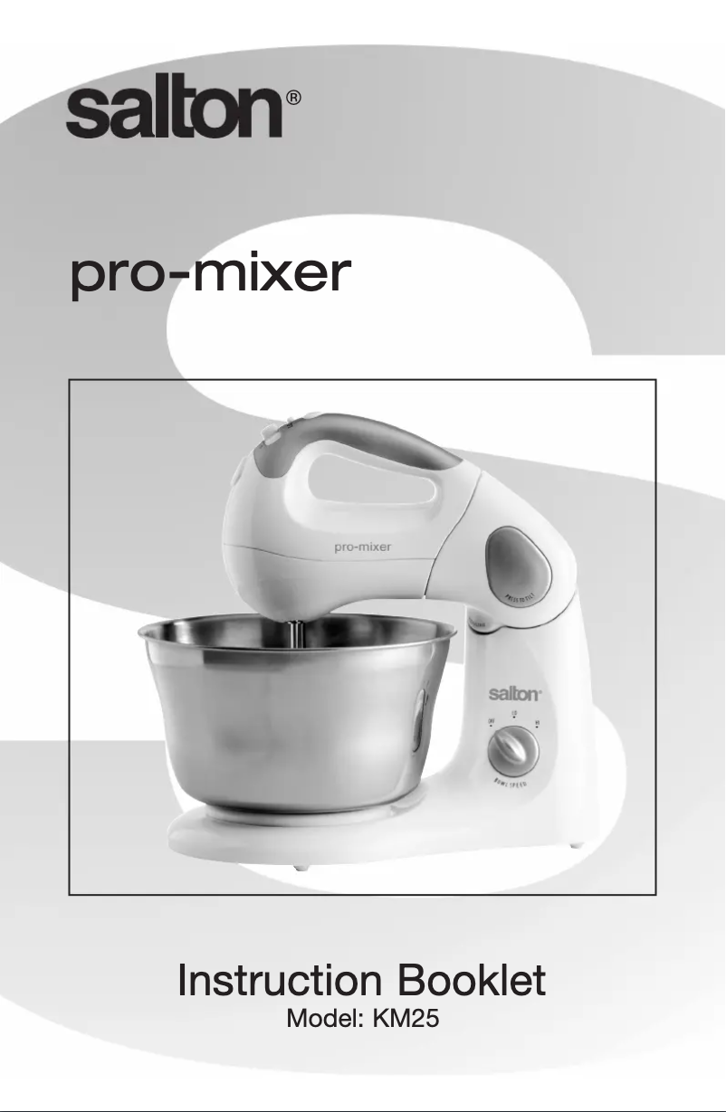 Página 1 del manual Manual de usuario Salton KM25