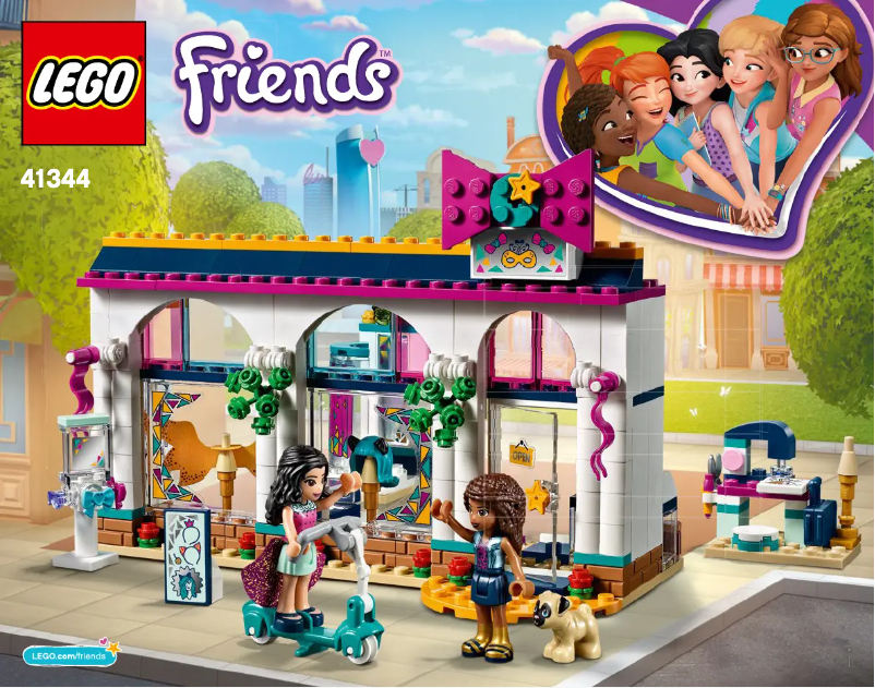Page 1 de la notice Manuel utilisateur Lego Friends 41344