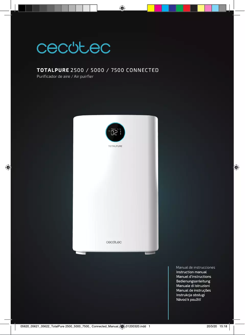 Page n°1 - Manuel utilisateur Cecotec TotalPure 7500