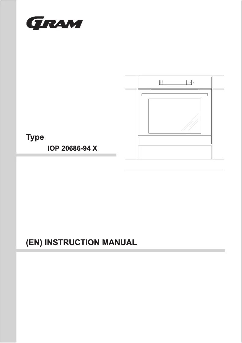 Page 1 de la notice Manuel utilisateur Gram IOP 20686-94 X
