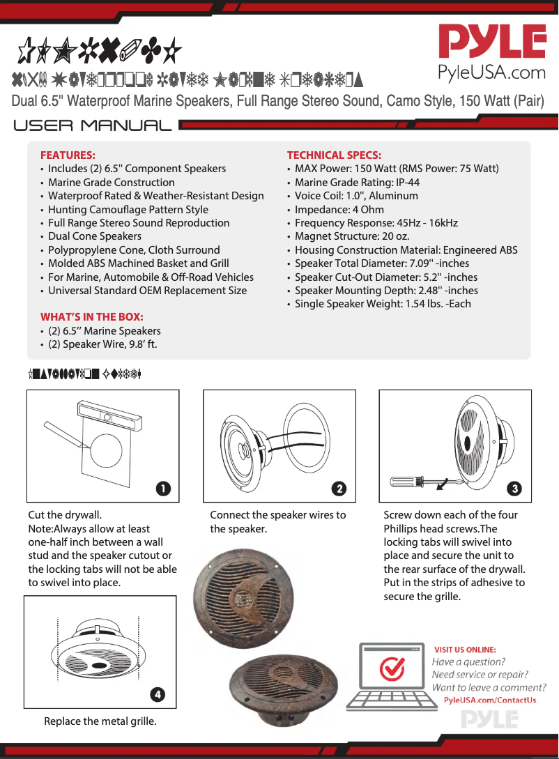 Image de la première page du manuel de l'appareil PLMR60DK