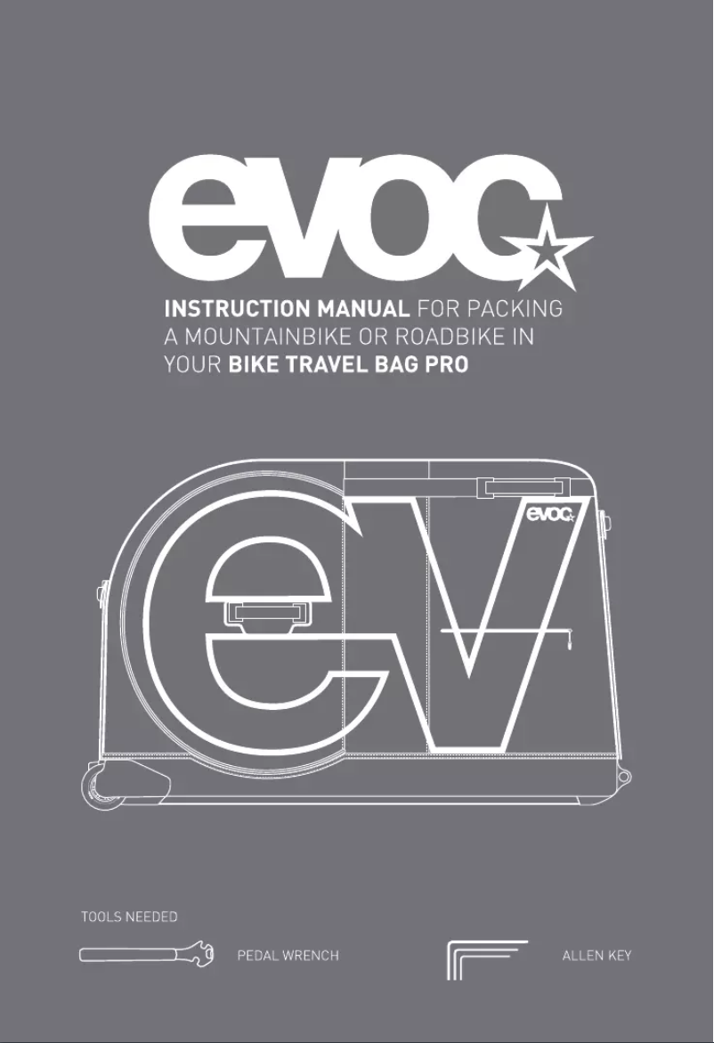 Image de la première page du manuel de l'appareil Bike Travel Bag Pro