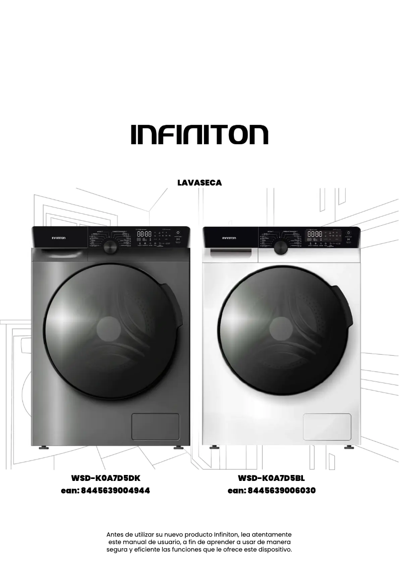 Page n°1 - Manuel utilisateur Infiniton WSD-K0A7D5DK