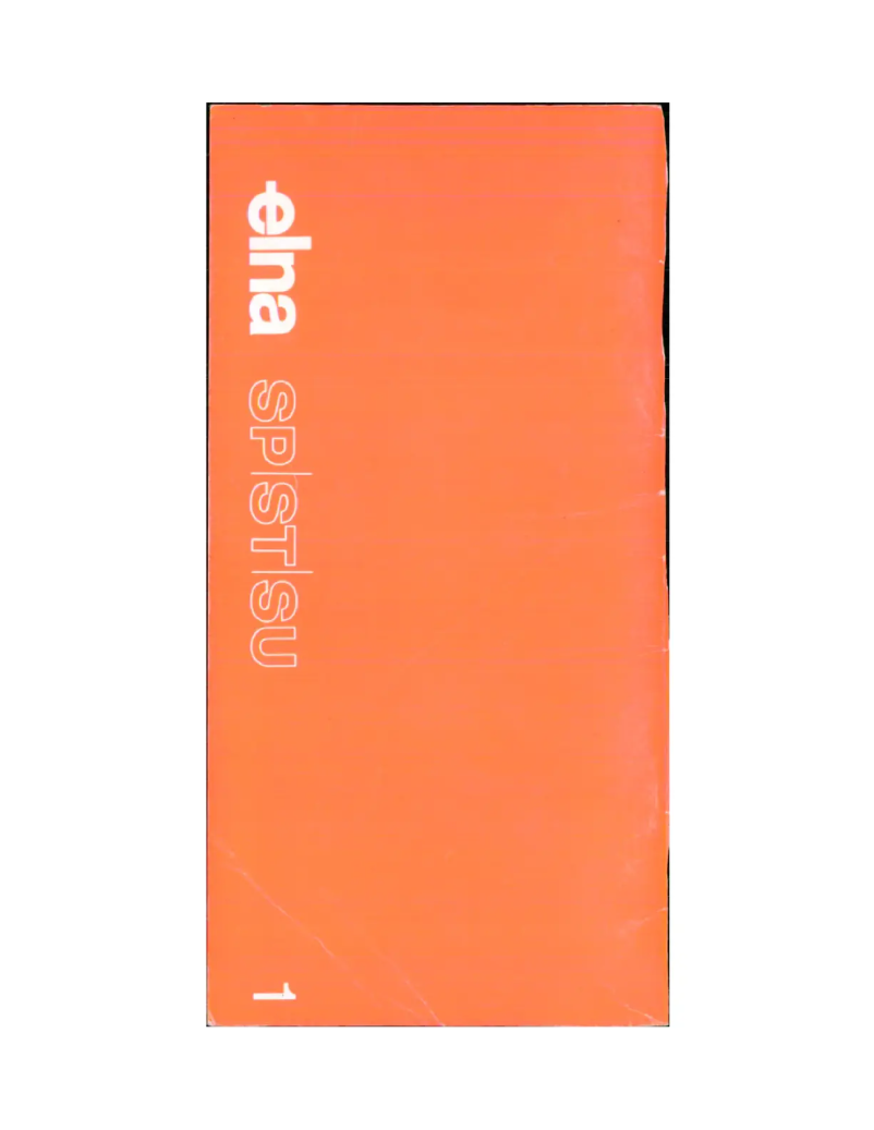 Page 1 de la notice Manuel utilisateur Elna Star ST