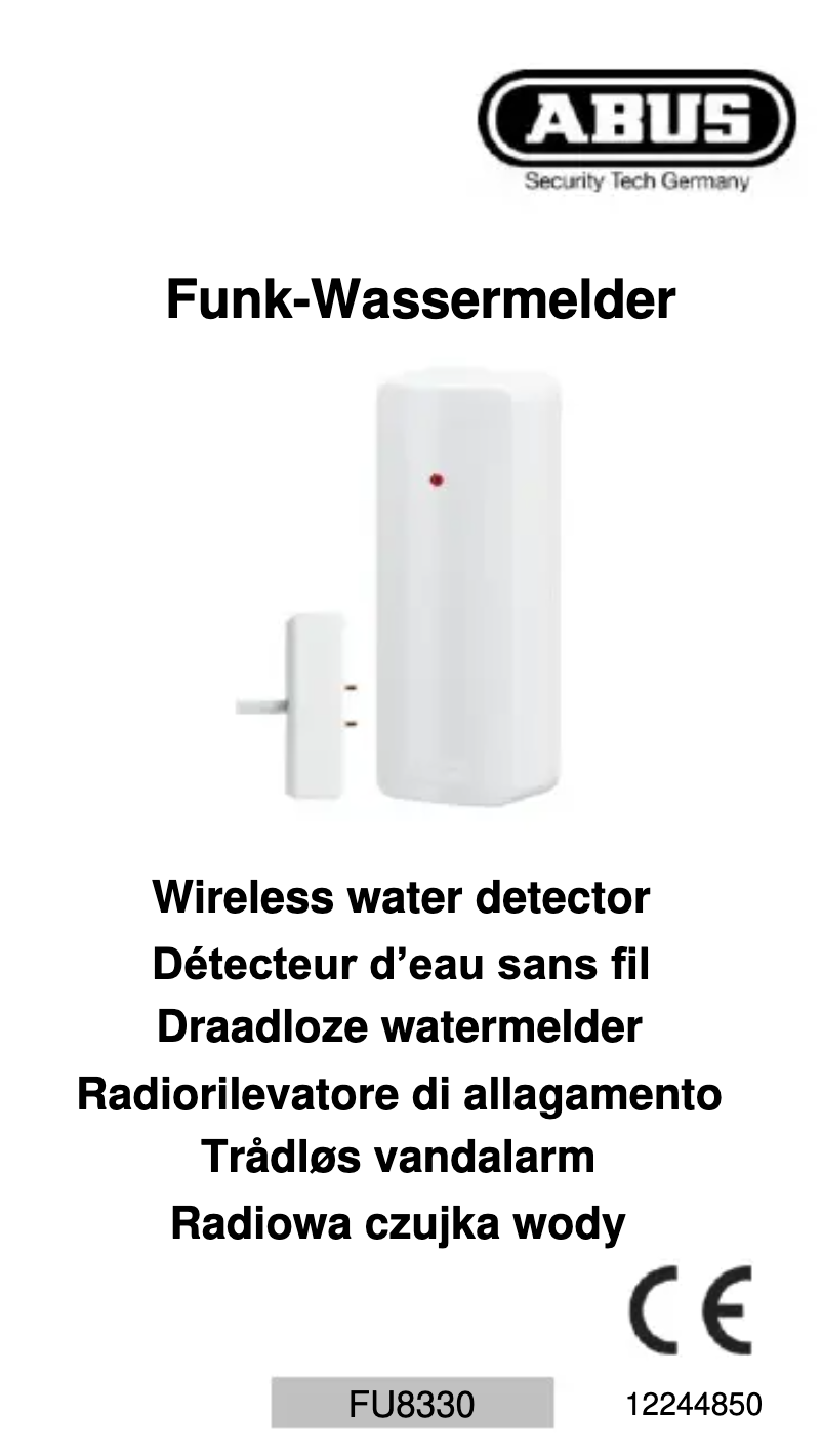 Page n°1 - Manuel utilisateur Abus FU8330