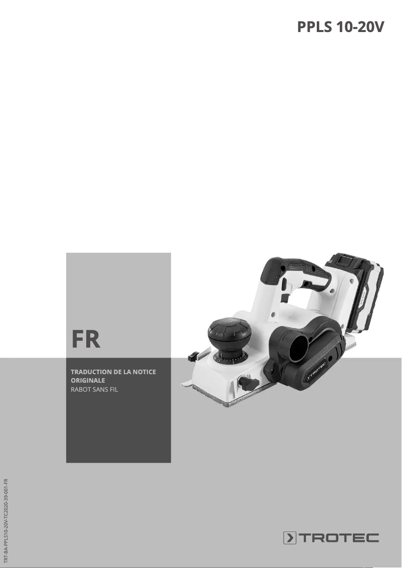Page n°1 - Manuel utilisateur Trotec PPLS 10-20V