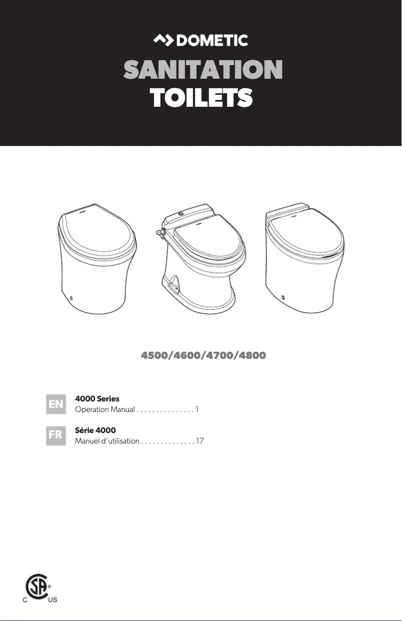 Imagen de la primera página del manual del dispositivo VacuFlush 4806