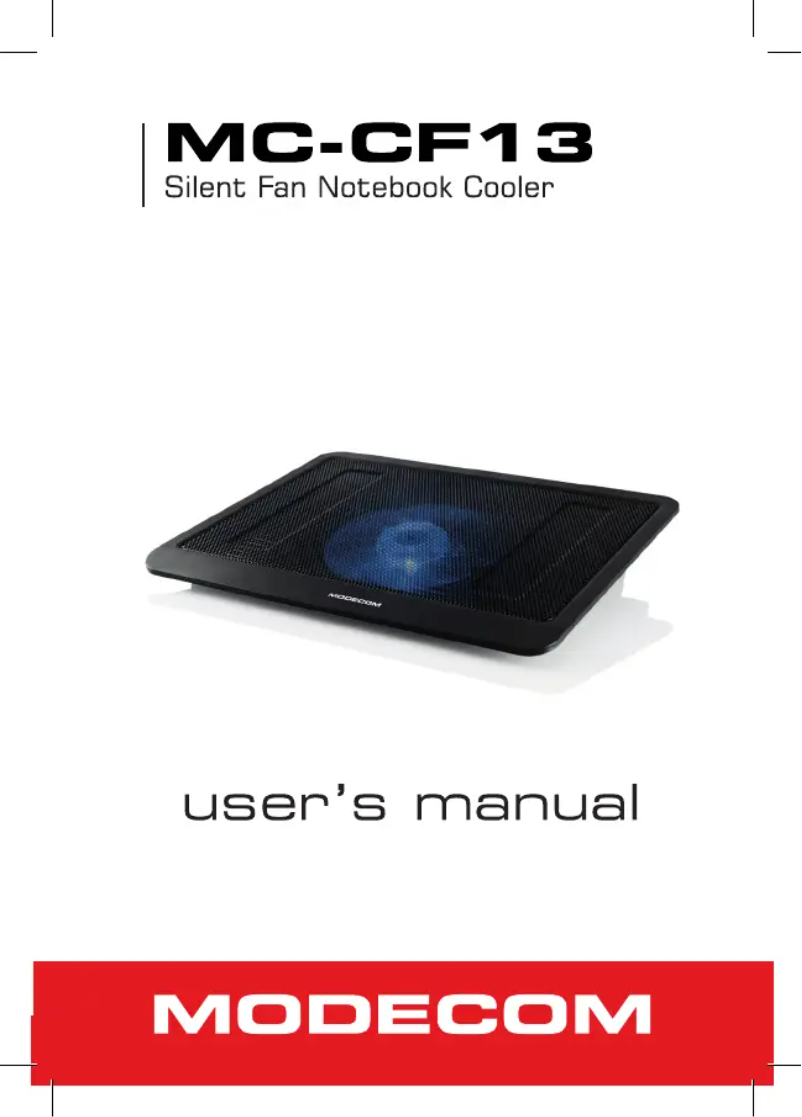 Page 1 de la notice Manuel utilisateur ModeCom MC-CF13