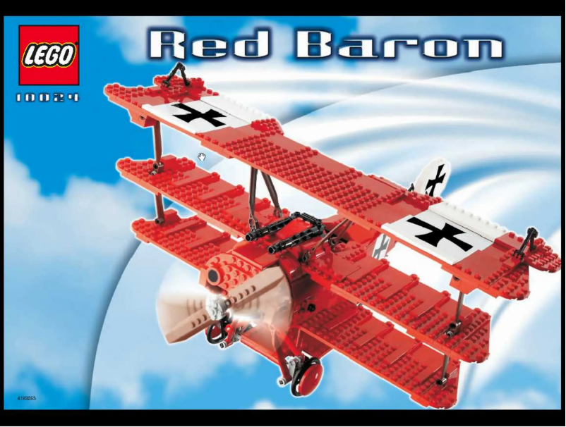 Page 1 de la notice Manuel utilisateur Lego Red Baron