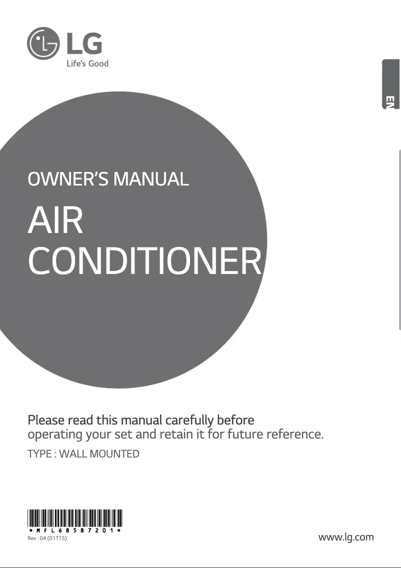 Page 1 de la notice Manuel utilisateur LG HSN24SN2