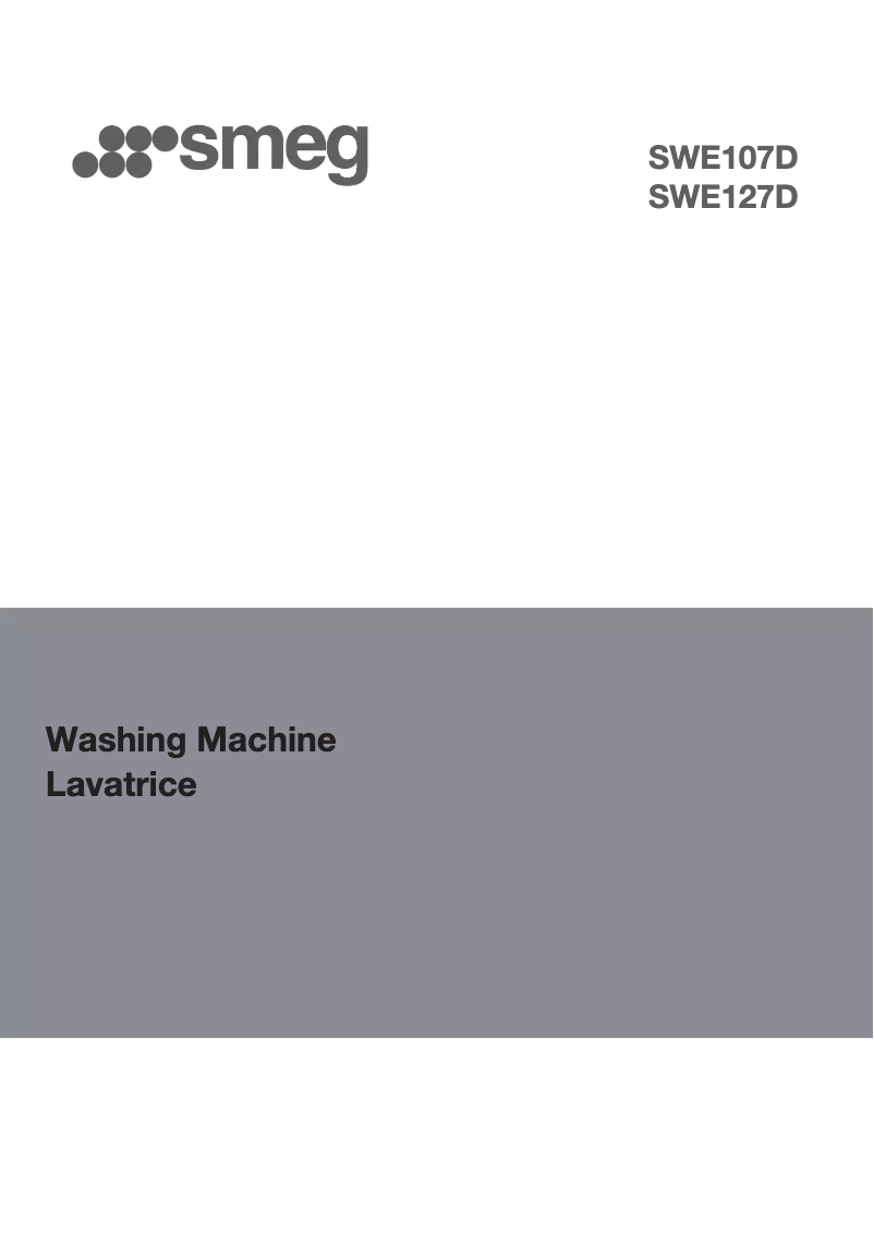 Page n°1 - Manuel utilisateur Smeg SWE107D