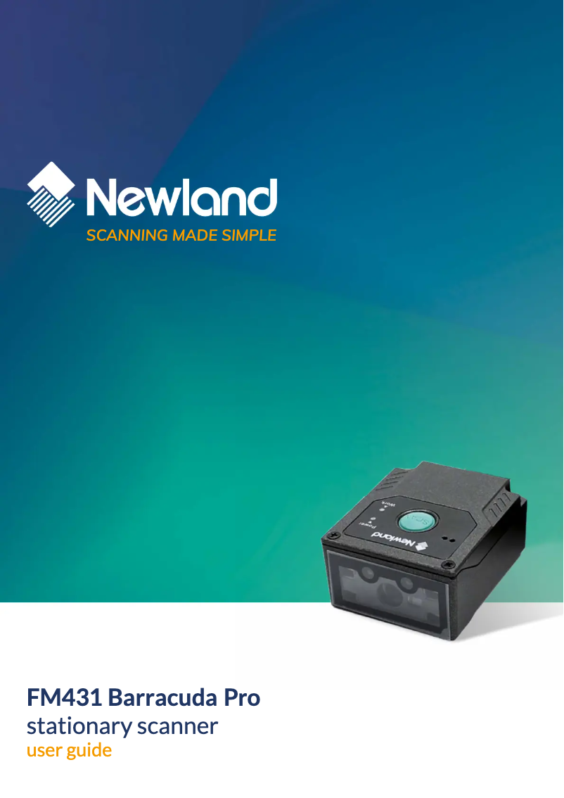 Página 1 del manual Manual de usuario Newland FM431 Barracuda Pro