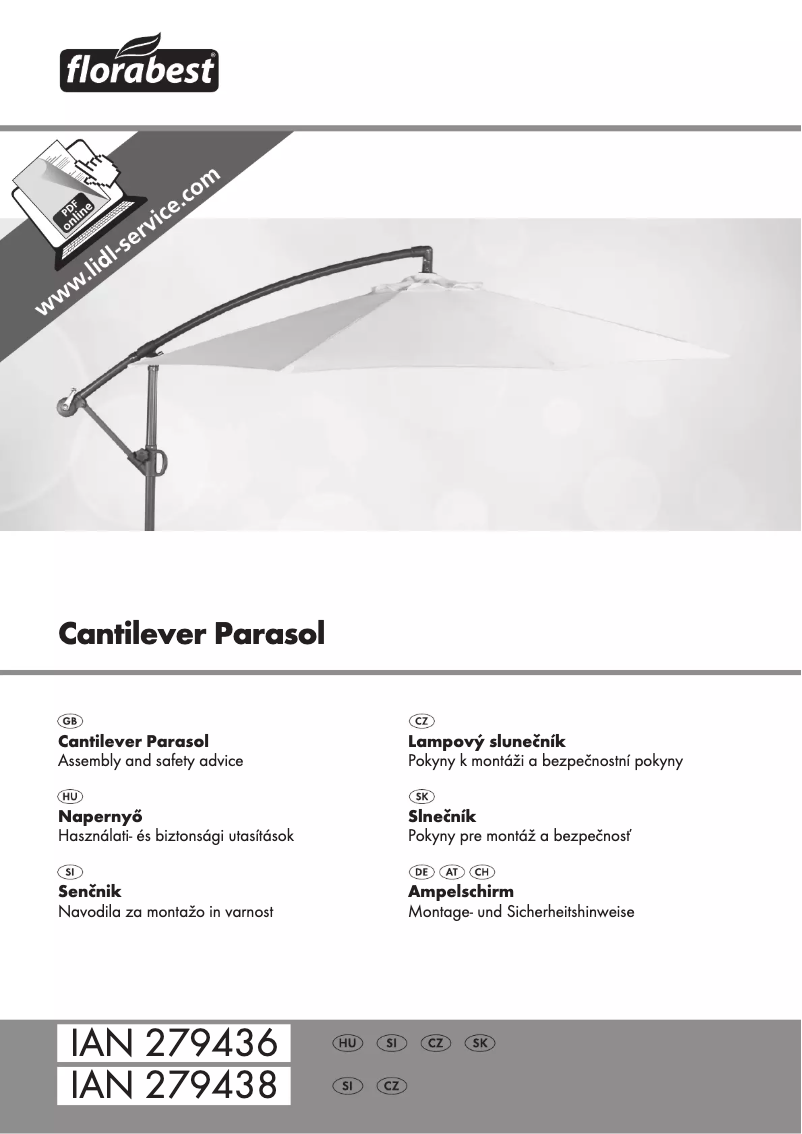 Página 1 del manual Manual de usuario Florabest IAN 279436