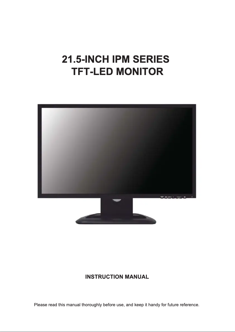 Page n°1 - Manuel utilisateur ViewZ VZ-215IPM