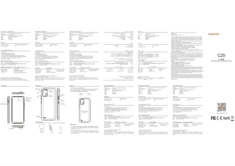 Image de la première page du manuel de l'appareil C25