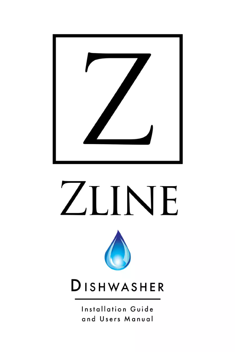 Page 1 de la notice Manuel utilisateur ZLine DW771418