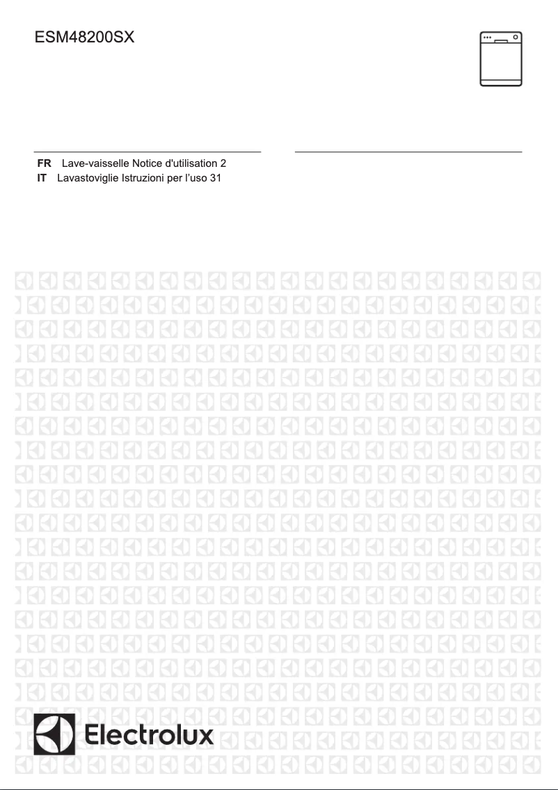 Page 1 de la notice Manuel utilisateur Electrolux ESM48200SX