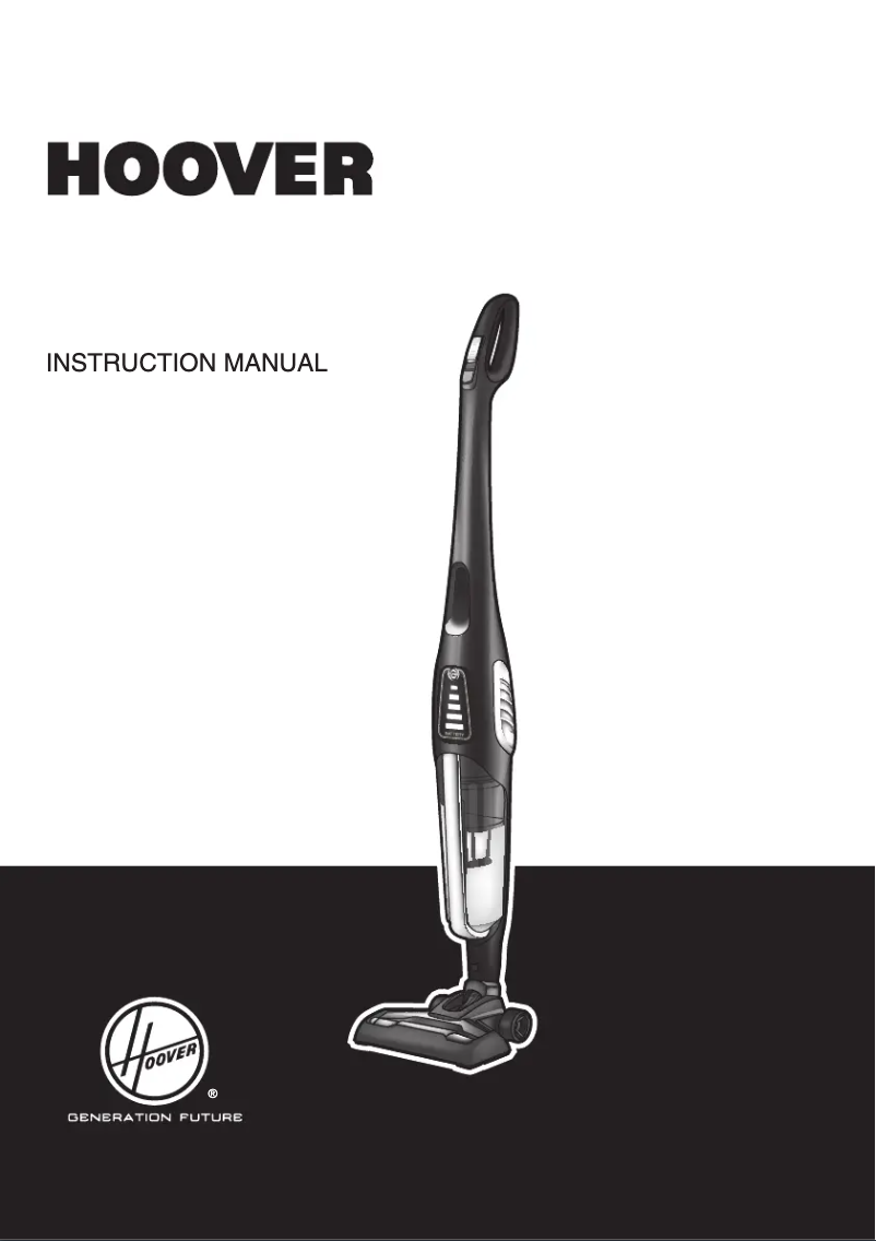 Page n°1 - Manuel utilisateur Hoover Unplugged UNP300R