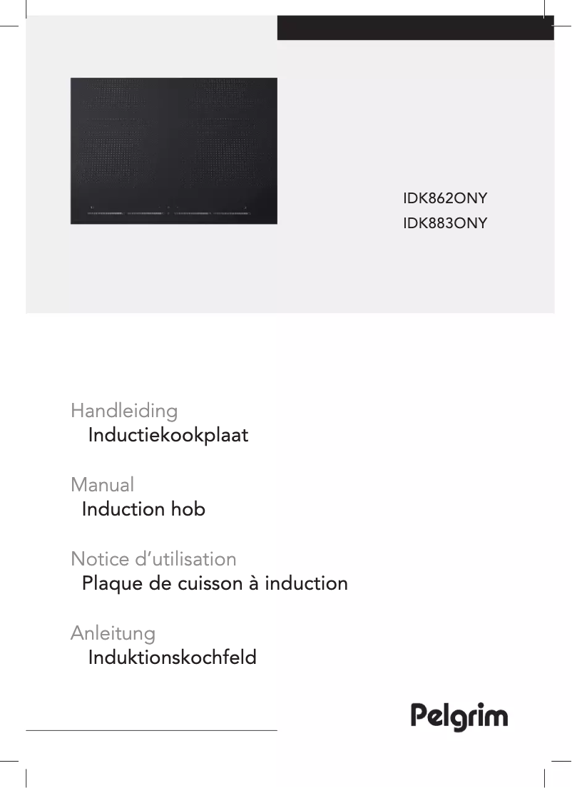 Page n°1 - Manuel utilisateur Pelgrim IDK862ONY