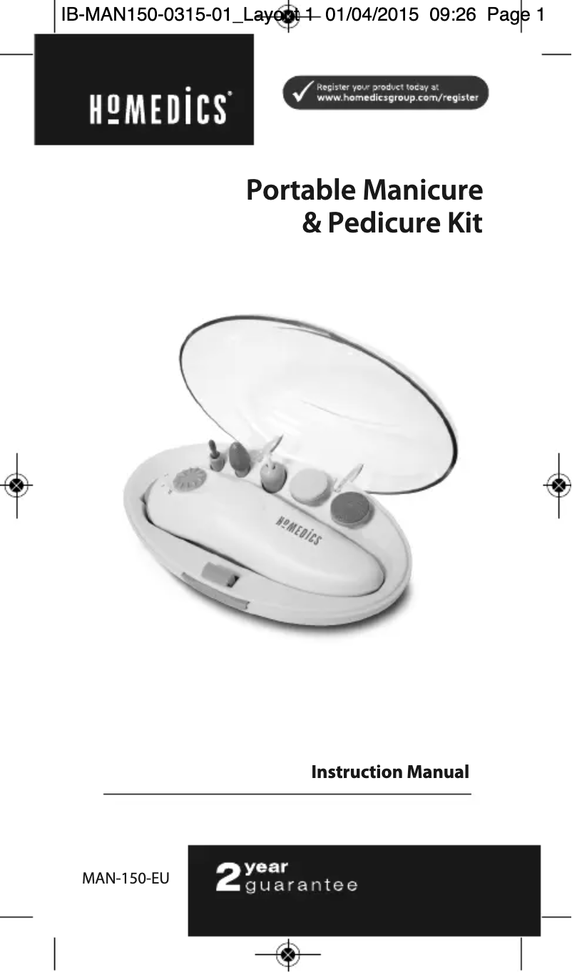 Page n°1 - Manuel utilisateur Homedics StyleSpa Plus MAN-150