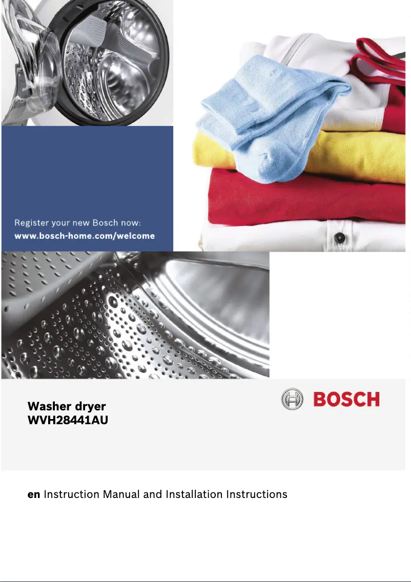 Page n°1 - Manuel utilisateur Bosch Avantixx 7 WVH28441