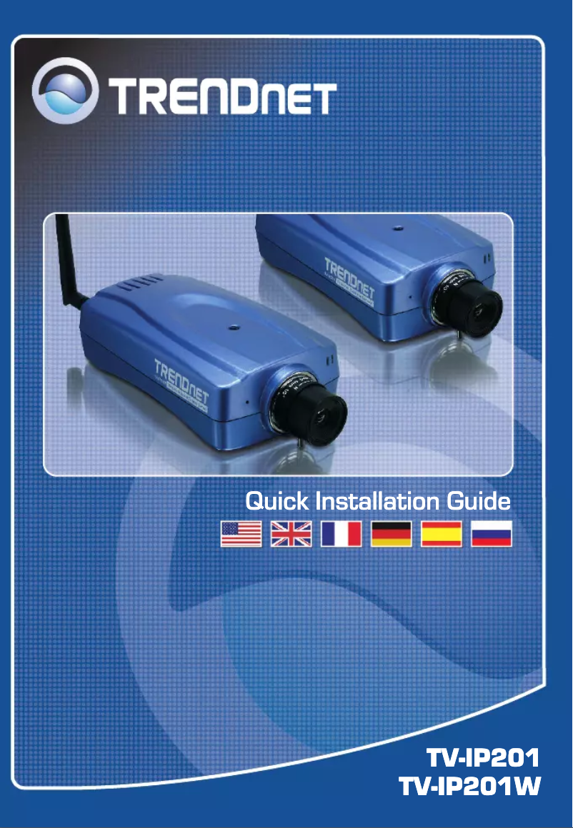 Page n°1 - Manuel utilisateur TRENDnet TV-IP201W