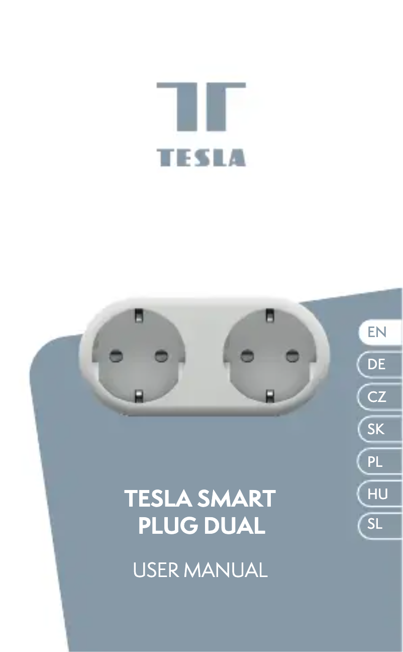 Page 1 de la notice Manuel utilisateur Tesla Smart Plug Dual