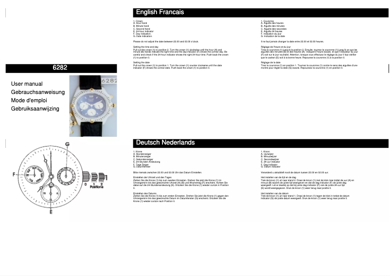 Page 1 de la notice Manuel utilisateur Davis 6282