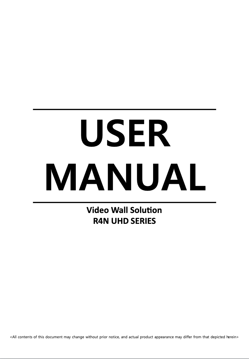 Page 1 de la notice Manuel utilisateur Orion R4N65NNU