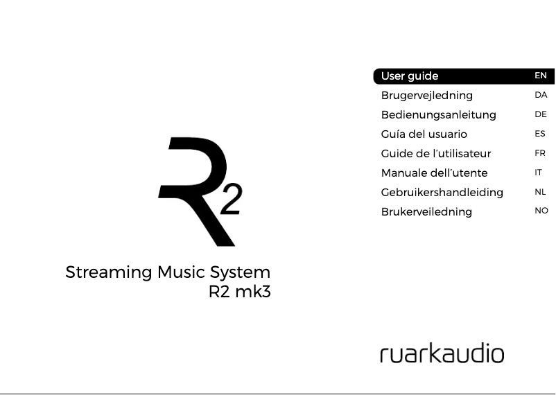Página 1 del manual Manual de usuario Ruark Audio R2 Mk3