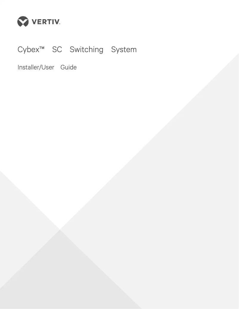 Page 1 de la notice Manuel utilisateur Emerson Cybex SC900