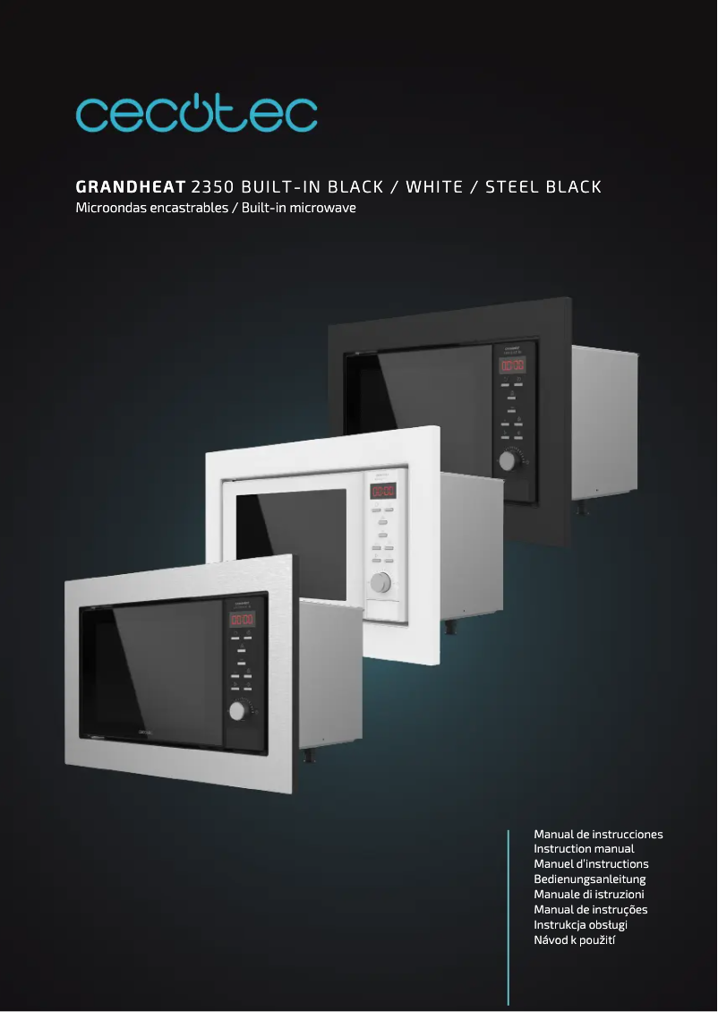 Page n°1 - Manuel utilisateur Cecotec GrandHeat 2350 Built-in
