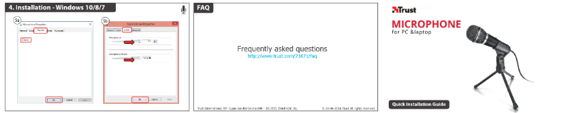 Page n°1 - Manuel utilisateur Trust 21671