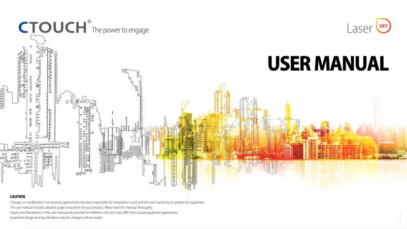 Image de la première page du manuel de l'appareil Laser Sky