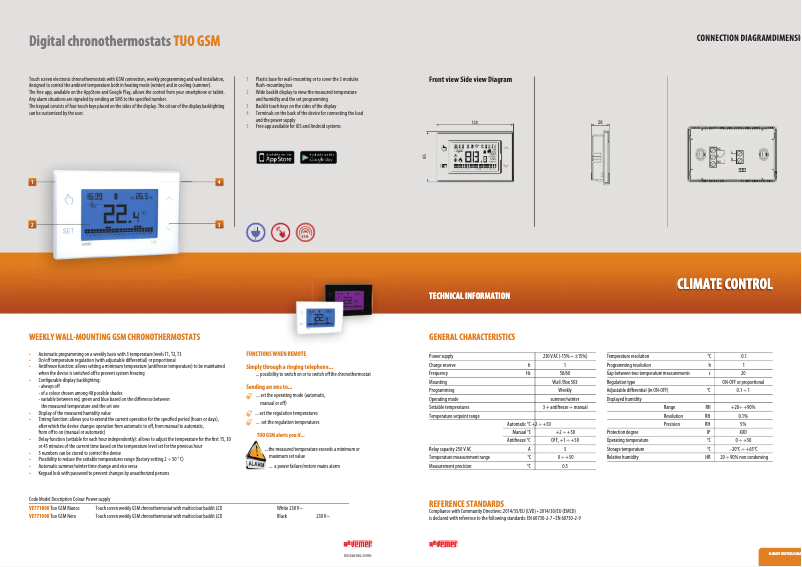 Image de la première page du manuel de l'appareil Tuo GSM