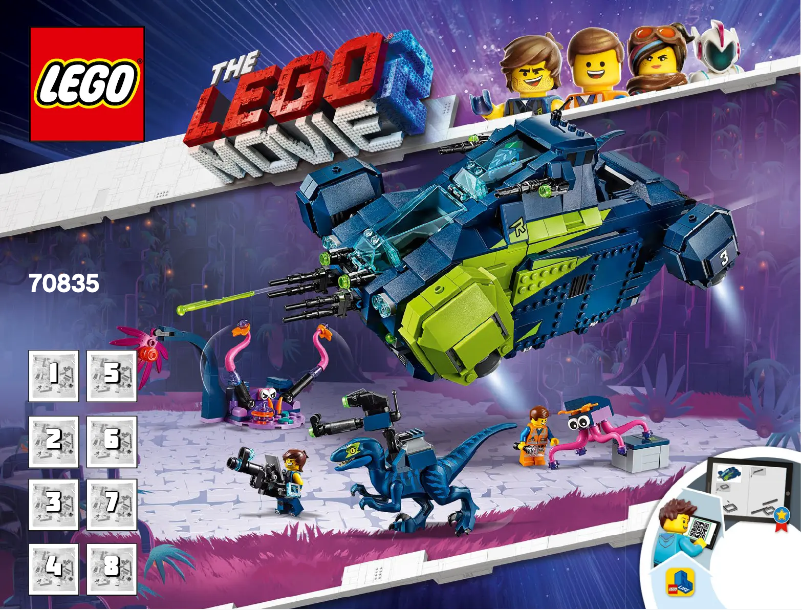 Page 1 de la notice Manuel utilisateur Lego Movie 2 70835