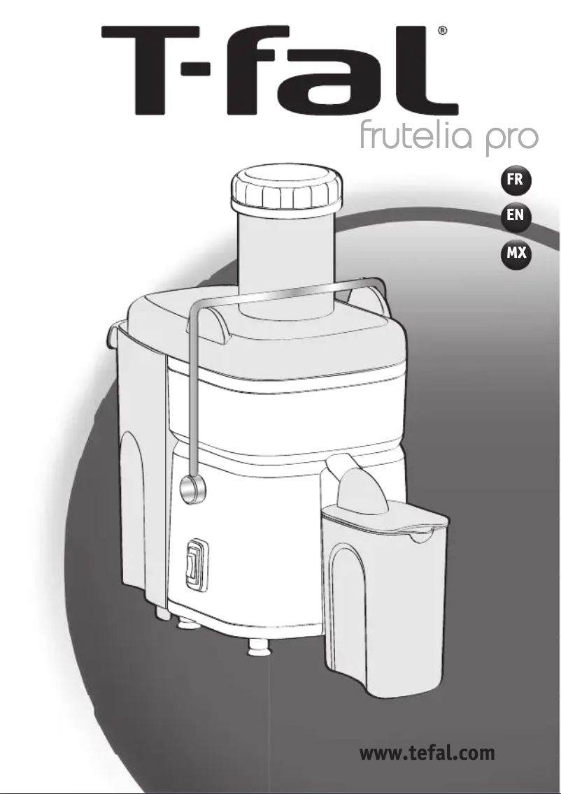 Page n°1 - Manuel utilisateur Tefal Frutelia Pro ZE4501