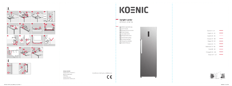 Image de la première page du manuel de l'appareil KFR 621 D NF IN