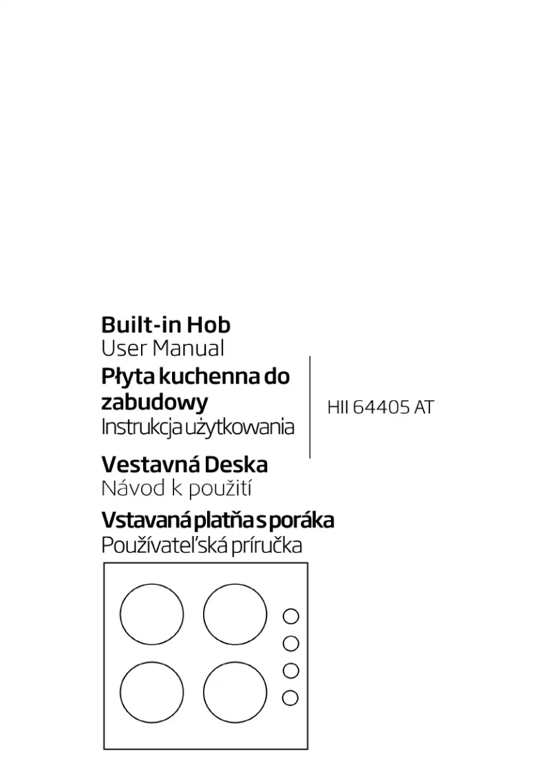 Page 1 de la notice Manuel utilisateur Beko HII 64405 AT