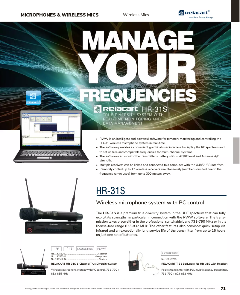 Page n°1 - Catalogue Relacart H-31