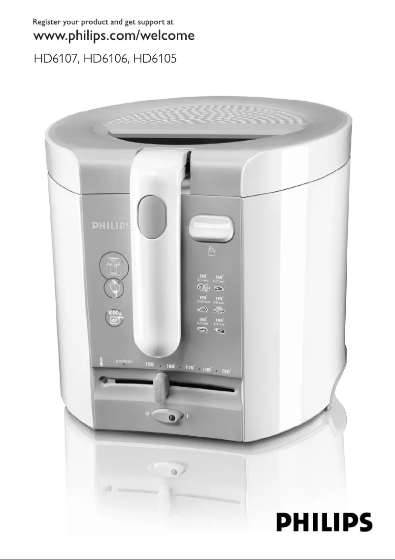 Image de la première page du manuel de l'appareil HD6106