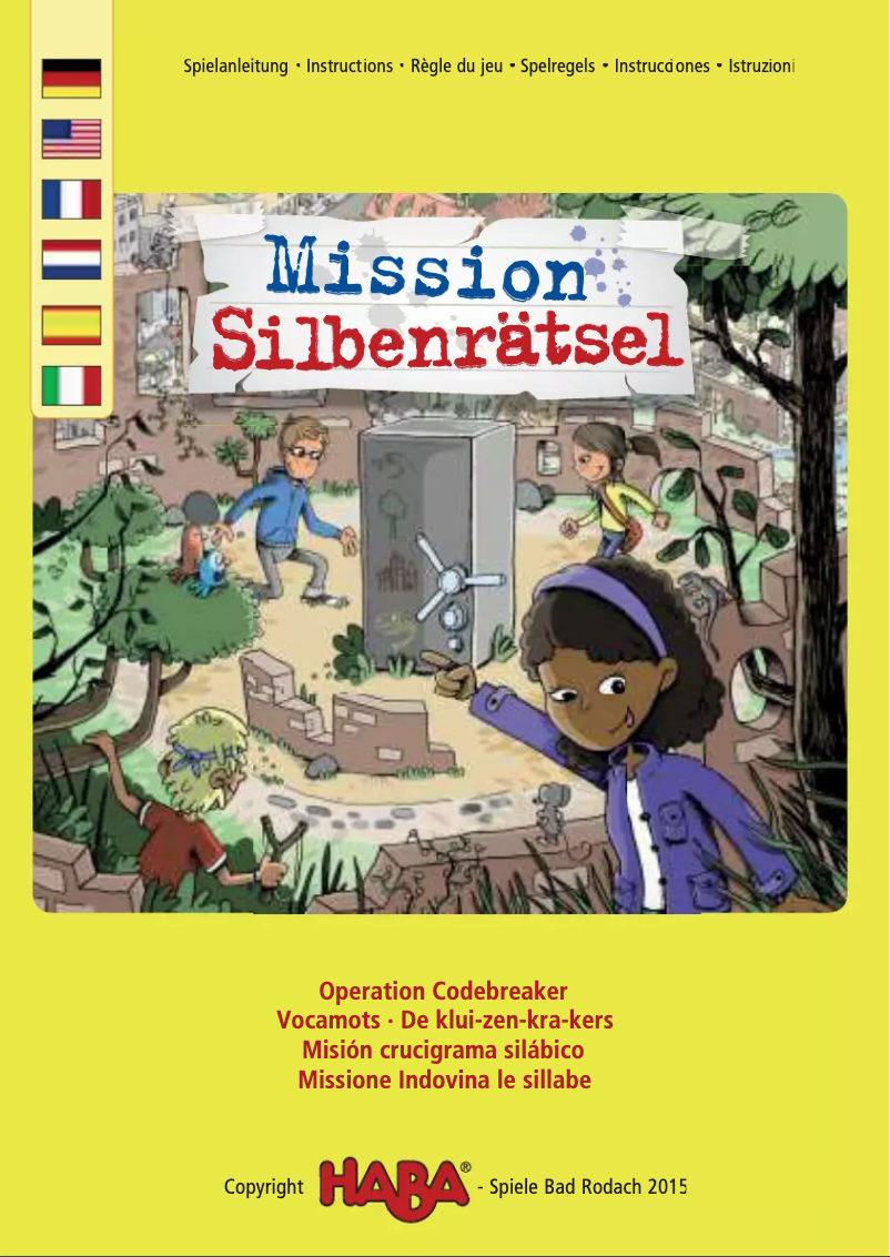Imagen de la primera página del manual del dispositivo Mission Silbenrätsel