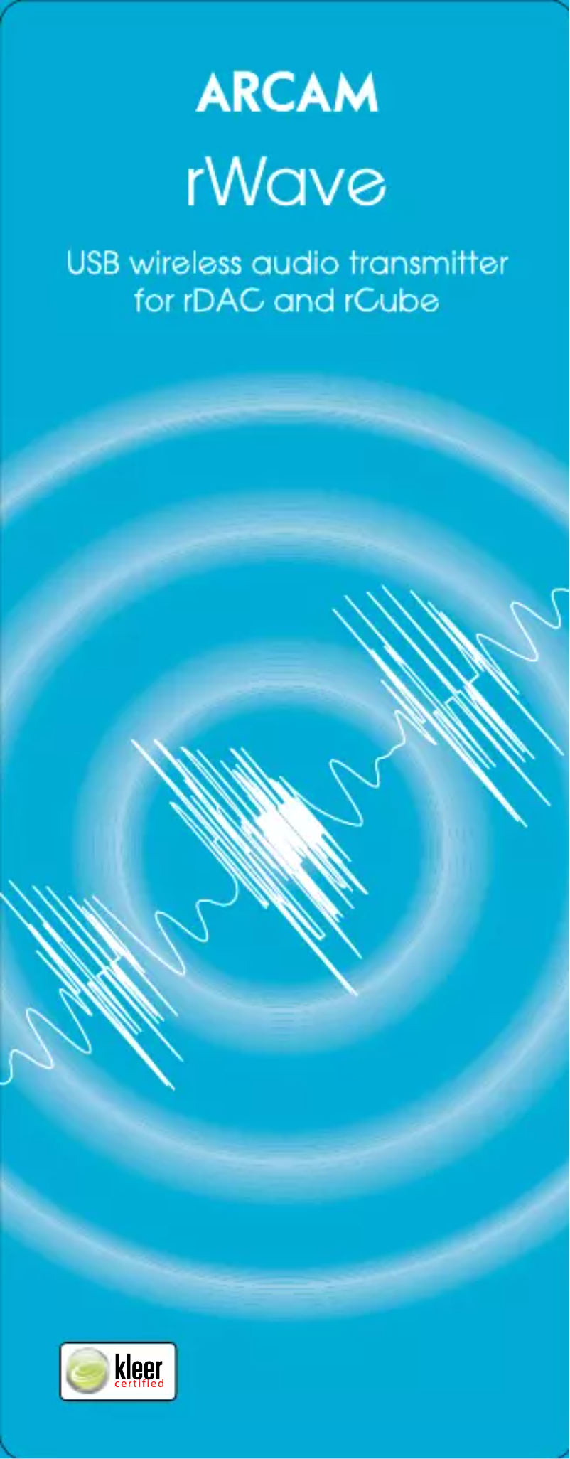 Image de la première page du manuel de l'appareil rWave